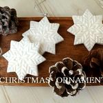 スノーフレーク☆クリスマスオーナメント（ラメ）