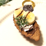 チョコバナナのタルトボート【キーホルダー】