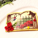 本クッキー 薔薇ver【ブローチ】