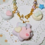【Ｄ】うさぎの砂糖菓子／バッグチャーム