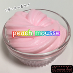 スライム Mサイズ peach mousse slime