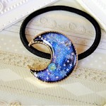 ●cs●雪が降る宇宙・・・・●へアゴム●