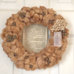 モコモコ ＊cotton wreath ＊