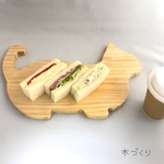 ☆ネコ２☆木製カッティングボード