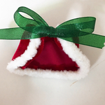  [グリーン] ハリちゃんのクリスマスポンチョ（送料込）