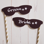 フォトプロップス♪サングラスのGroom&Brideセット