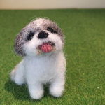 フェルト犬　シーズー　<MW045>