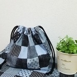 限定セット みんなで使えるデニム風お弁当袋&ランチマット
