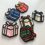 プレゼント 刺繍シール