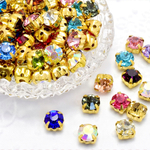 ６mm♡Ａ級ガラスストーンアソート♡