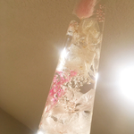 送料無料＊ハーバリウム＊スノーピンク