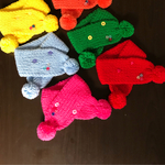 ★寒がりワンちゃんの手編みマフラー