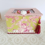 再販😌💓トワルドジュイ、ブランコに乗った少女のティーBOX、アロマストーン付き
