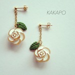Pink rose pierce (NO.1161)