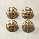 ○再販なし○ ●21㎜● ANTIQUE GOLD ROUND BUTTON CABOCHONS PARTS
