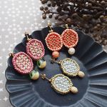 【 11/18 再販】ヨーロピアン（アソート）【刺繍のピアス/イヤリング】