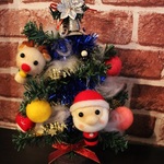 羊毛フェルトクリスマスツリー