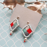 【11/18再販】ネオンテトラ【刺繍のピアス/イヤリング】