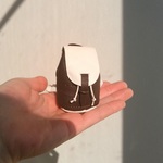 ♪再×９♪mini   革リュック(ちゃいろ)