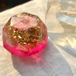 花と蝶❁掌オルゴナイト