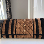 SALE♡6300円→4410円winterニットクラッチバック2wayキルティング チェーンショルダーバックスタッズキャメル