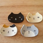 [再販]猫顔箸置き(グレータイプ)