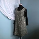 Ｔ様オーダー品＞モスグリーン・ペーズリー　ふんわり・すっきりエプロンドレス92