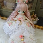 *～プリンセス*ローズ～* ミニスウィーツドール*オビツ11*ドレスset