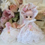*～プリンセス*ローズ～* ミニスウィーツドール*オビツ11*ドレスset