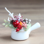 【kaorin1966様 ご注文品】クリスマス・アレンジ（White Pot）