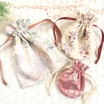 【Christmas企画♪】＊　リバティ巾着セット ＊