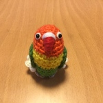 ボタンインコちゃん（ヤマブキボタン）