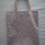 ぺったんこバッグ*リバティ*Felicite*ピンク*32×28㎝