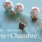 *Square　Swarovski×Pearl　Catch　Pierce*