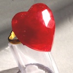 ハートの赤い糸リング