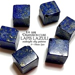 【夜空景色!!✧】ディメンションキューブ ラピスラズリ・A＋ランク✧【小さな夜空✧】縦横約８〜１０mm【２個】セット