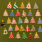 【12】再販☆クリスマスツリーシール🎄30枚     マスキングテープ仕様  