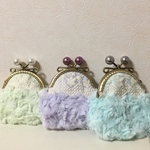 モコモコ♡ファーがま口財布