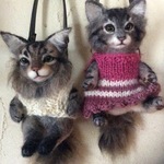 e様オーダー品（ライ君、ルナちゃん猫チャーム）
