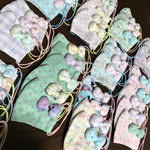 ロングセラー★Candycocoのぷっくりリボン付きキッズマスク