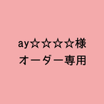 ay☆☆☆☆☆ 様専用ページ