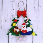 【送料無料】ふんわり♡フェルトクリスマスリース