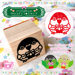 ウロコインコのスタンプ(◉ θ ◉)