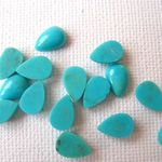 【天然素材】ターコイズ(カボッション/9×6mm)/1ヶ