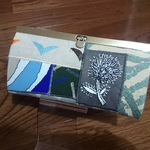 長財布(ミナペルホネン はぎれパッチ) 