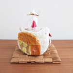 【P様ご予約済】小鳥の小物入れ《ふくら小鳥／orange》