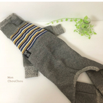 犬服 イタグレM もちふわ裏毛 ピケボーダー切替ロンパース