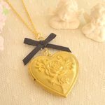 ♡ハートロケットネックレス♡（Rose）