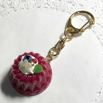 flowerカシスゼリーのキーホルダー