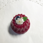 再販☆flowerカシスゼリーのブローチ